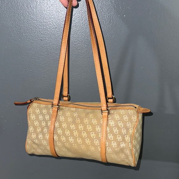 Dooney & Bourke Handbags - LOW START ooney & Bourke Brown Monogram Shoulder Bag